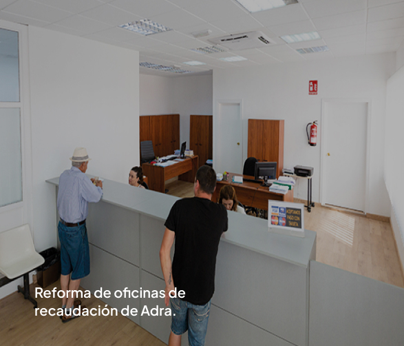 Reforma de oficinas de recaudación de Adra